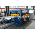 Slitting and cutting machine for metal sheet